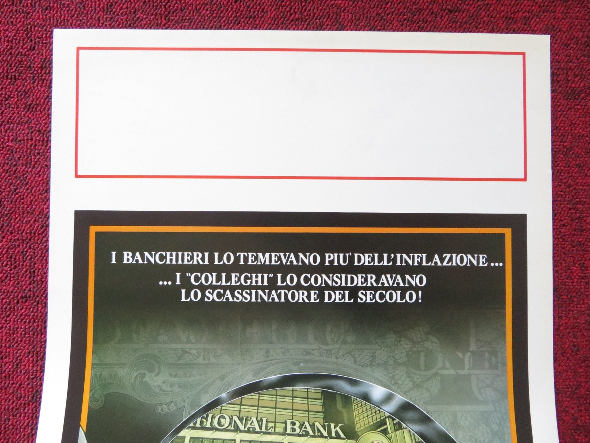 VABANK ITALIAN LOCANDINA POSTER JAN MACHULSKI LEONARD PIETRASAK 1981 Rendezvous Cinema Movie posters