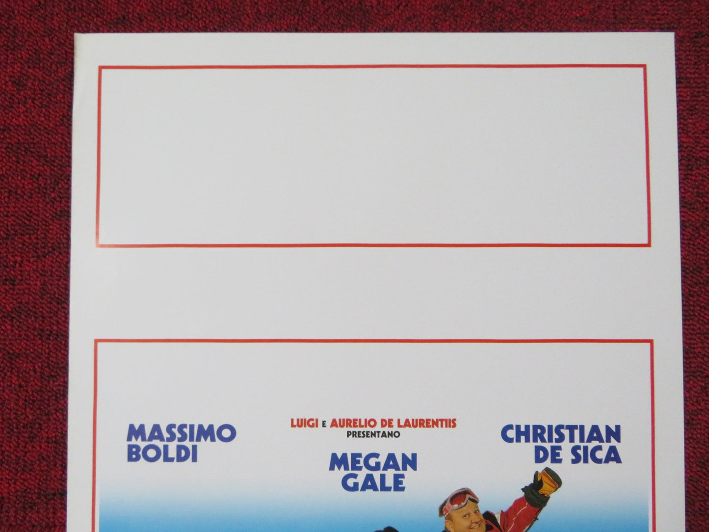 VACANZE DI NATALE 2000 ITALIAN LOCANDINA POSTER MASSIMO BOLDI MEGAN GALE 1999 Rendezvous Cinema Movie posters