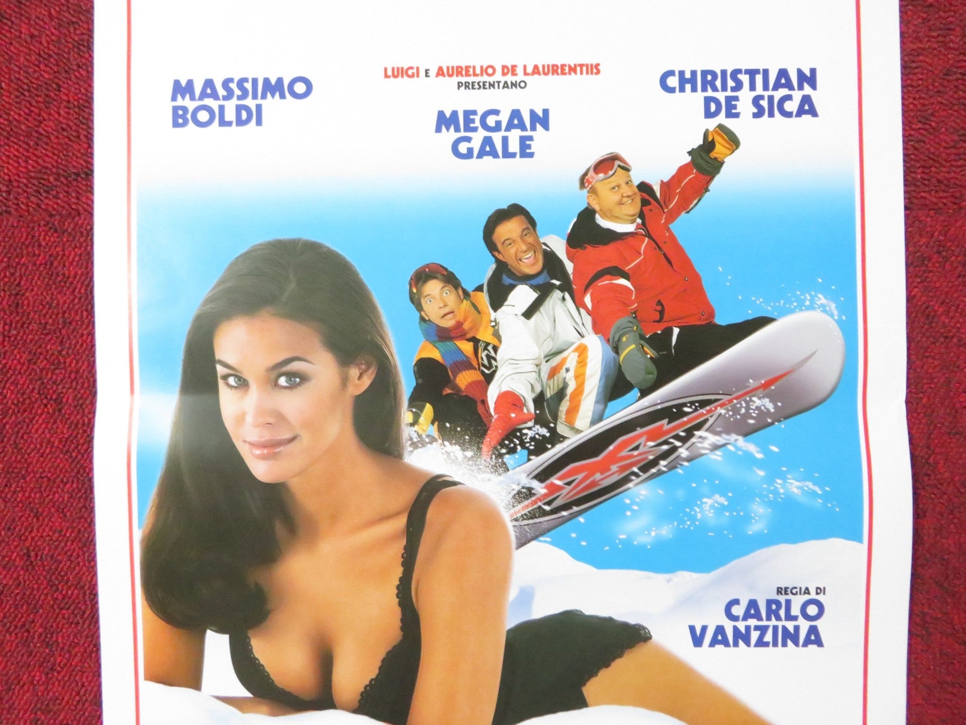 VACANZE DI NATALE 2000 ITALIAN LOCANDINA POSTER MASSIMO BOLDI MEGAN GALE 1999 Rendezvous Cinema Movie posters