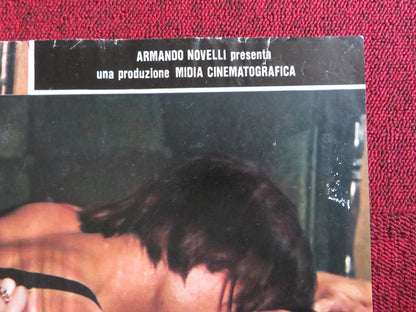 VACANZE PER UN MASSACRO ITALIAN FOGLIO POSTER JOE DALLESANDRO DE SELLE 1980 Rendezvous Cinema Movie posters