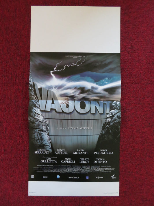 VAJONT - LA DIGA DEL DISONORE ITALIAN LOCANDINA POSTER MICHEL SERRAULT 2001 Rendezvous Cinema Movie posters