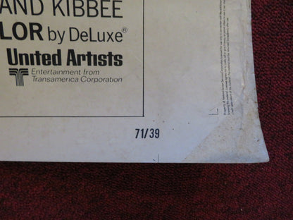 VALDEZ IS COMING US 30 X 40 ROLLED POSTER BURT LANCASTER SUSAN CLARK 1971 Rendezvous Cinema Movie posters