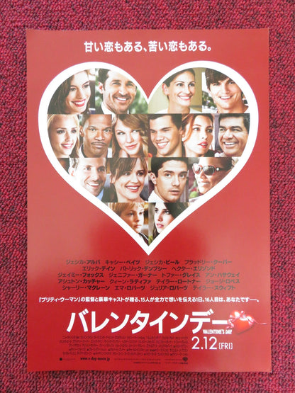 VALENTINE'S DAY JAPANESE CHIRASHI (B5) POSTER JULIA ROBERTS BRADLEY COOPER 2010 Rendezvous Cinema Movie posters