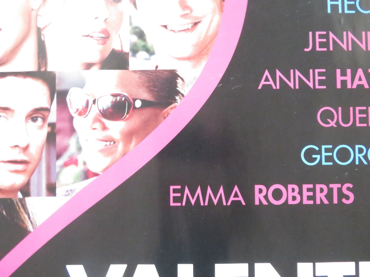 VALENTINE'S DAY UK QUAD (30"x 40") ROLLED POSTER JESSICA ALBA B. COOPER 2010 Rendezvous Cinema Movie posters
