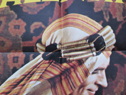 VALENTINO FOLDED US ONE SHEET POSTER RUDOLF NUREYEV LESLIE CARON 1977 Rendezvous Cinema Movie posters