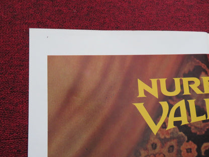 VALENTINO FOLDED US ONE SHEET POSTER RUDOLF NUREYEV LESLIE CARON 1977 Rendezvous Cinema Movie posters