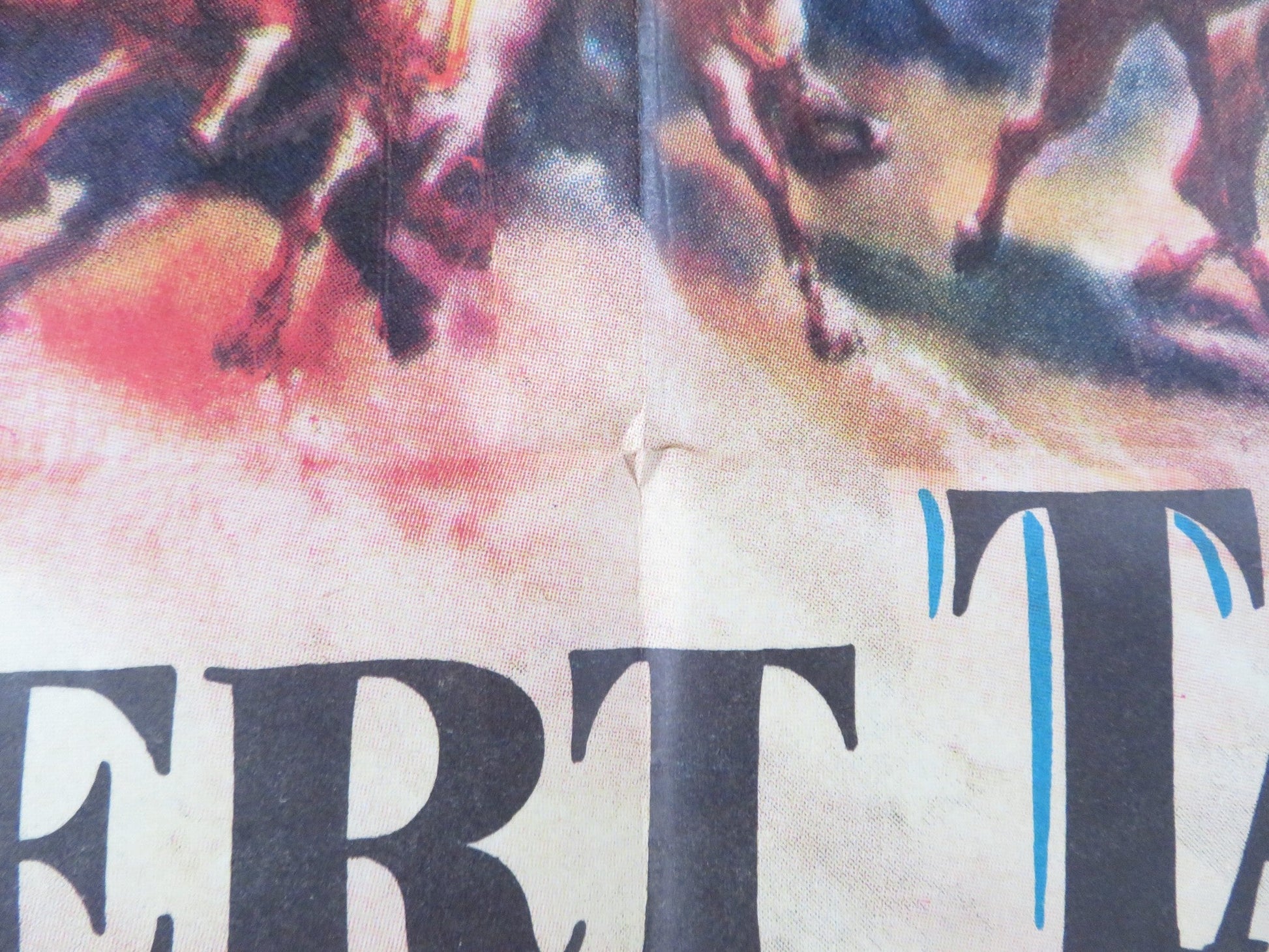 VALLEY OF THE KINGS FOLDED US ONE SHEET POSTER ROBERT TAYLOR ELEANOR PARKER 1954 Rendezvous Cinema Movie posters