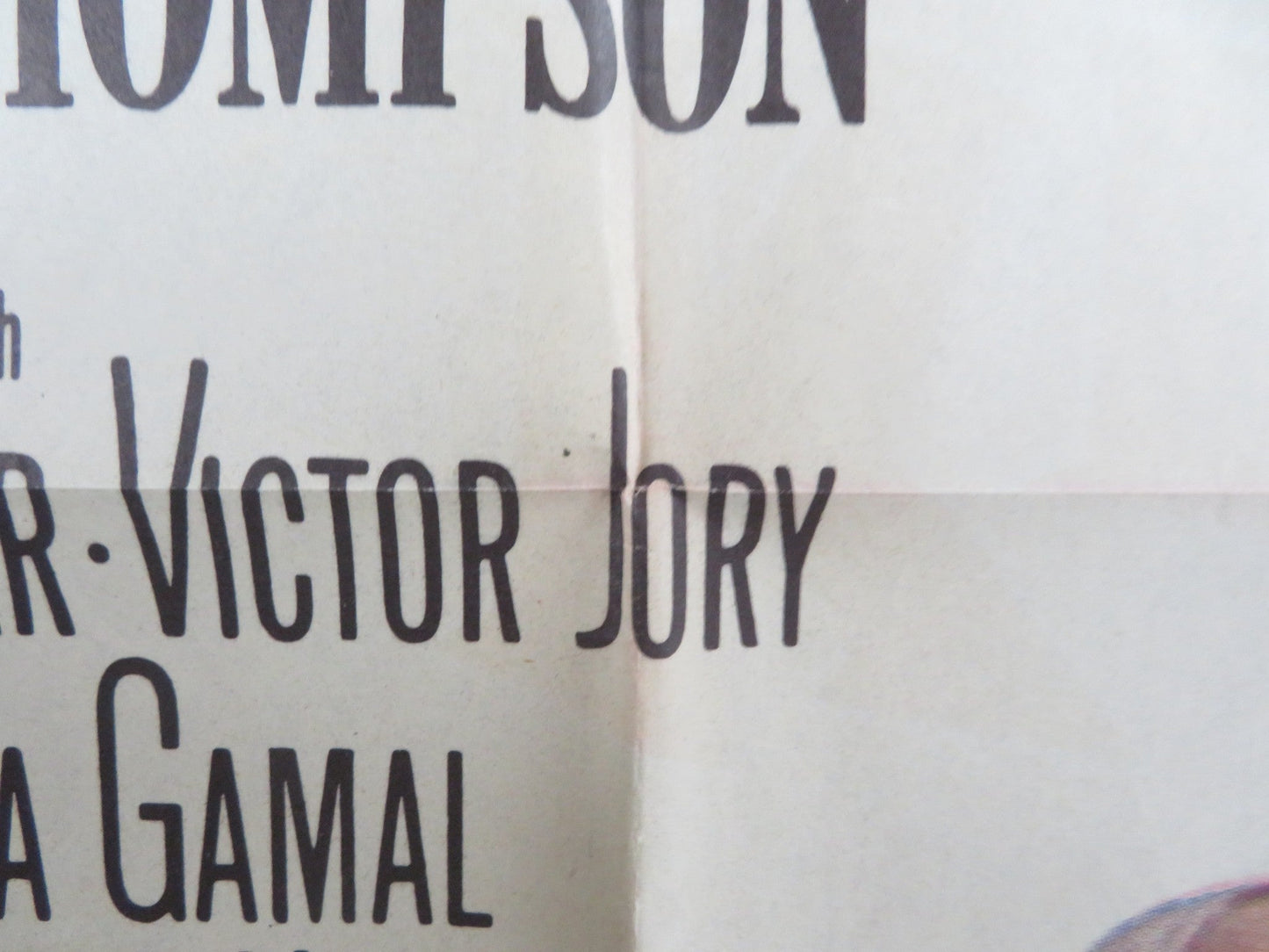 VALLEY OF THE KINGS FOLDED US ONE SHEET POSTER ROBERT TAYLOR ELEANOR PARKER 1954 Rendezvous Cinema Movie posters