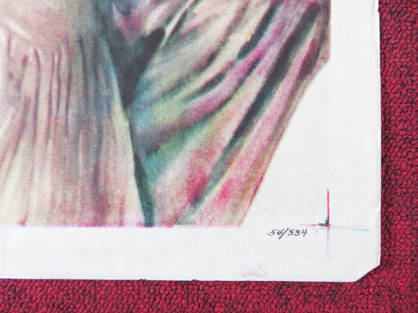 VALLEY OF THE KINGS FOLDED US ONE SHEET POSTER ROBERT TAYLOR ELEANOR PARKER 1954 Rendezvous Cinema Movie posters