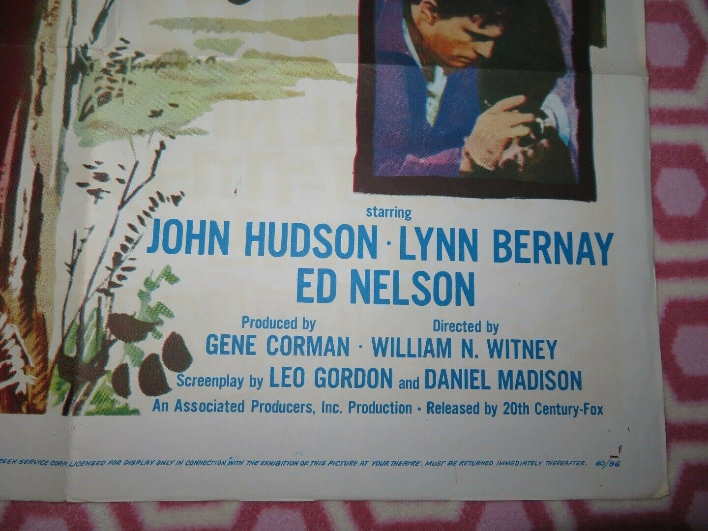 VALLEY OF THE REDWOODS US ONE SHEET POSTER JOHN HUDSON LYNN BERNAY Rendezvous Cinema Movie posters