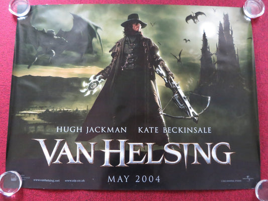VAN HELSING - B UK QUAD (30"x 40") ROLLED POSTER HUGH JACKMAN K. BECKINSALE 2004 Rendezvous Cinema Movie posters