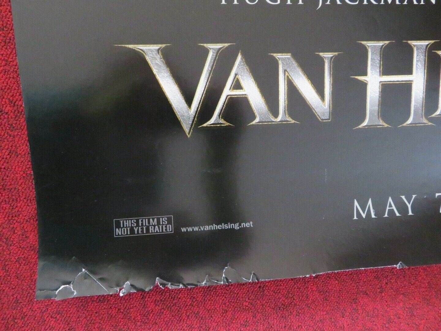 VAN HELSING US ONE SHEET ROLLED POSTER HUGH JACKMAN KATE BECKINSALE 2004 Movie posters