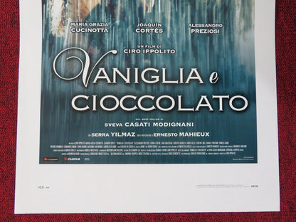 VANIGLIA E CIOCCLATO ITALIAN LOCANDINA (27.5"x13") POSTER MARIA GRAZIA 2004 Movie posters