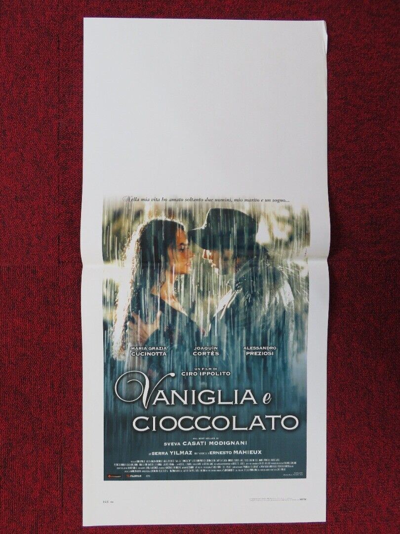 VANIGLIA E CIOCCLATO ITALIAN LOCANDINA (27.5"x13") POSTER MARIA GRAZIA 2004 Movie posters