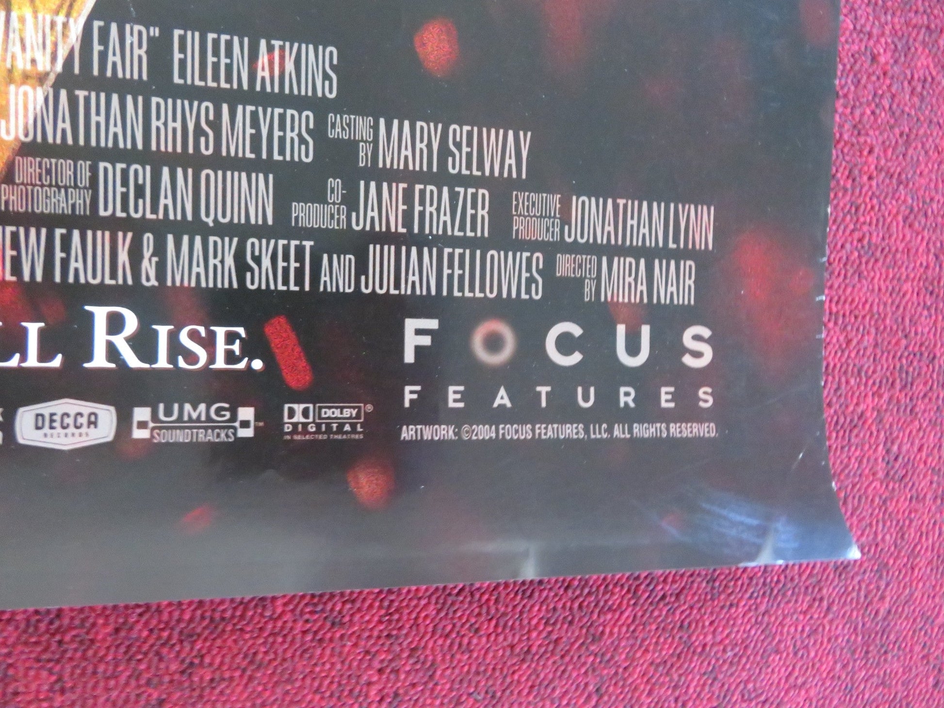 VANITY FAIR US ONE SHEET ROLLED POSTER REESE WITHERSPOON 2004 Rendezvous Cinema Movie posters