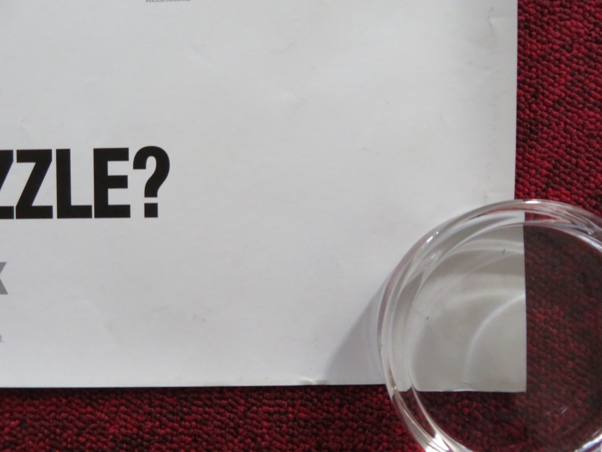 VANTAGE POINT UK QUAD (30"x 40") ROLLED POSTER DENIS QUAID MATTHEW FOX 2008 Rendezvous Cinema Movie posters