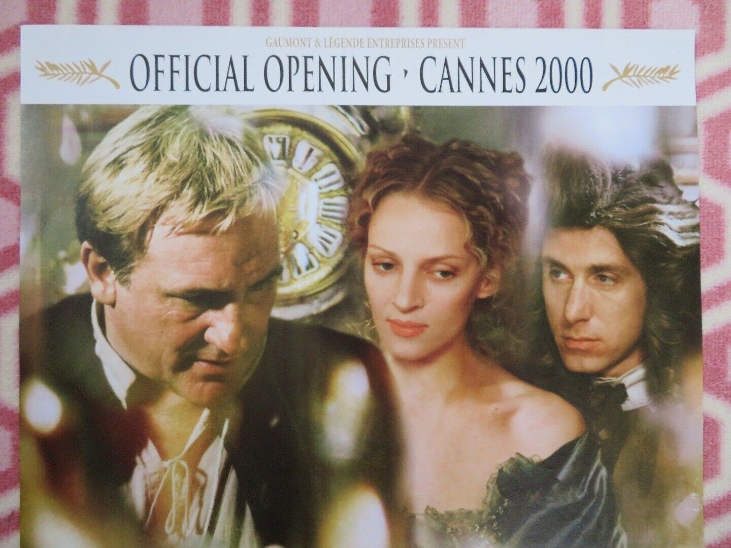 VATEL BELGIUM (23.5"x 15.5") POSTER GERARD DEPARDIEU UMA THURMAN TIM ROTH 2000 Movie posters