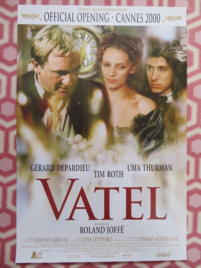 VATEL BELGIUM (23.5"x 15.5") POSTER GERARD DEPARDIEU UMA THURMAN TIM ROTH 2000 Movie posters