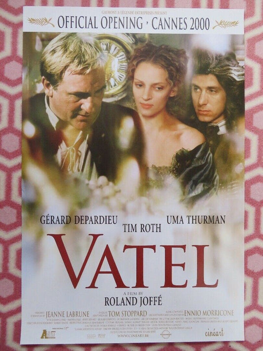VATEL BELGIUM (23.5"x 15.5") POSTER GERARD DEPARDIEU UMA THURMAN TIM ROTH 2000 Movie posters