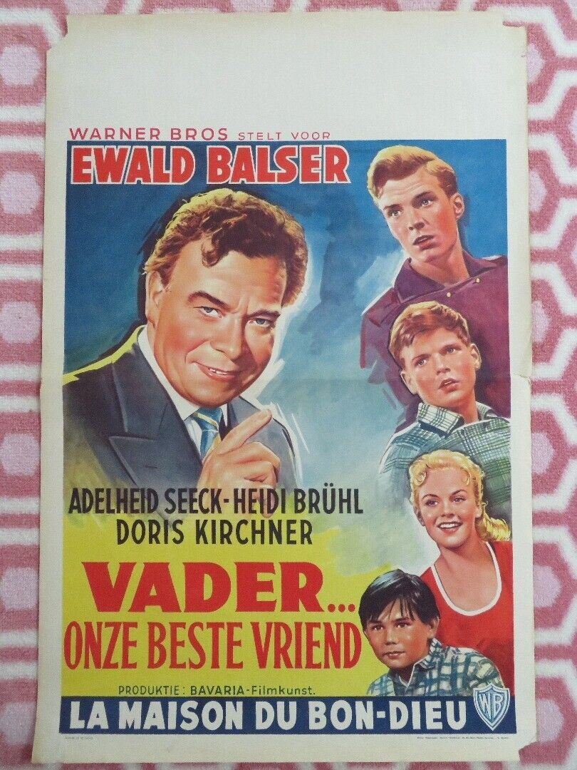 Vater, unser bestes Stück/ VADER OZE BESTE VRIEND BELGIUM (22"x 14") POSTER 1957 Movie posters