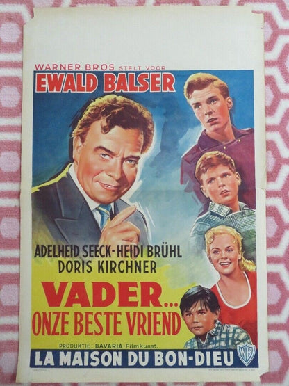 Vater, unser bestes Stück/ VADER OZE BESTE VRIEND BELGIUM (22"x 14") POSTER 1957 Movie posters