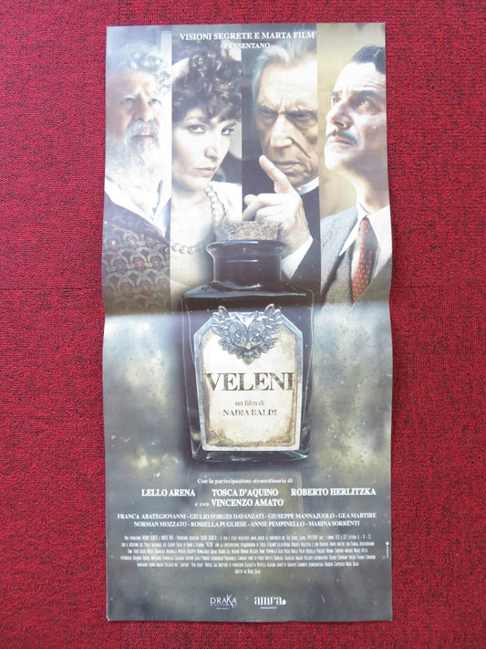 VELENI ITALIAN LOCANDINA POSTER LELO ARENA TOSCA D'AQUINO 2017 Rendezvous Cinema Movie posters