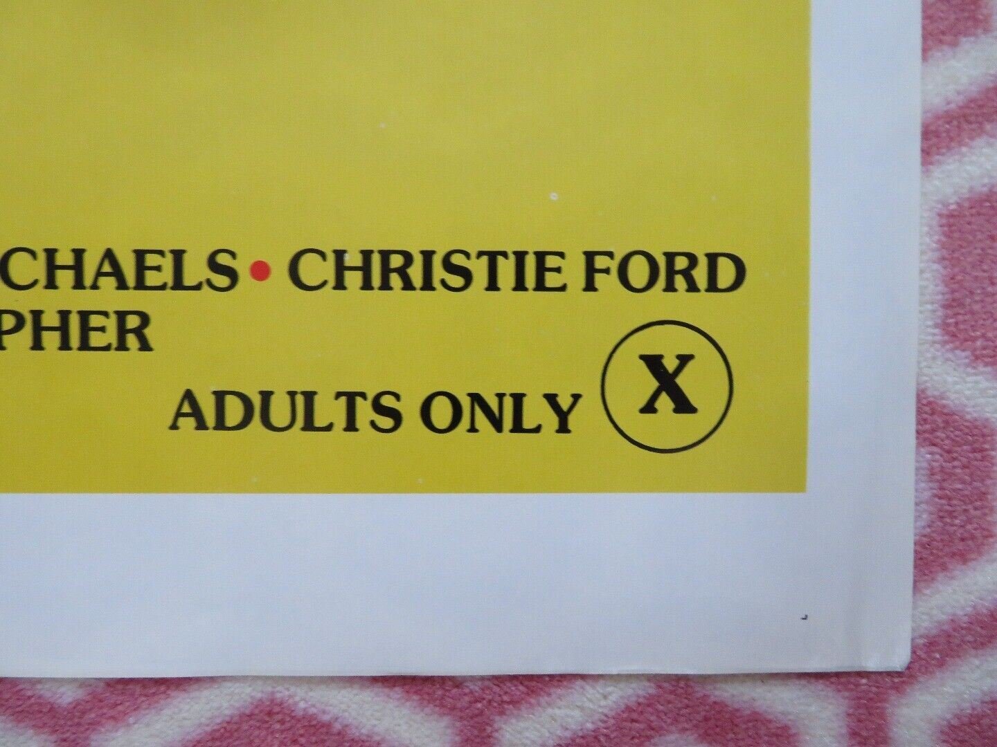 VELVET HIGH FOLDED US ONE SHEET POSTER MISTY MIDDLETON CAROLYN SAND 1981 - Rendezvous Cinema