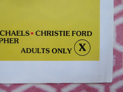 VELVET HIGH FOLDED US ONE SHEET POSTER MISTY MIDDLETON CAROLYN SAND 1981 - Rendezvous Cinema