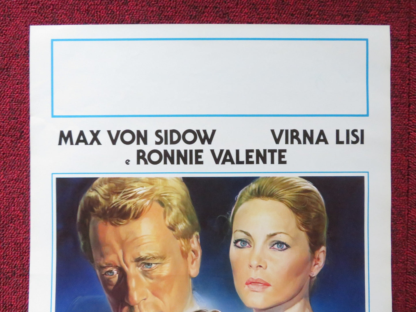 VENETIAN LIES ITALIAN LOCANDINA POSTER MAX VON SYDOW VIRNA LISI 1979 Rendezvous Cinema Movie posters