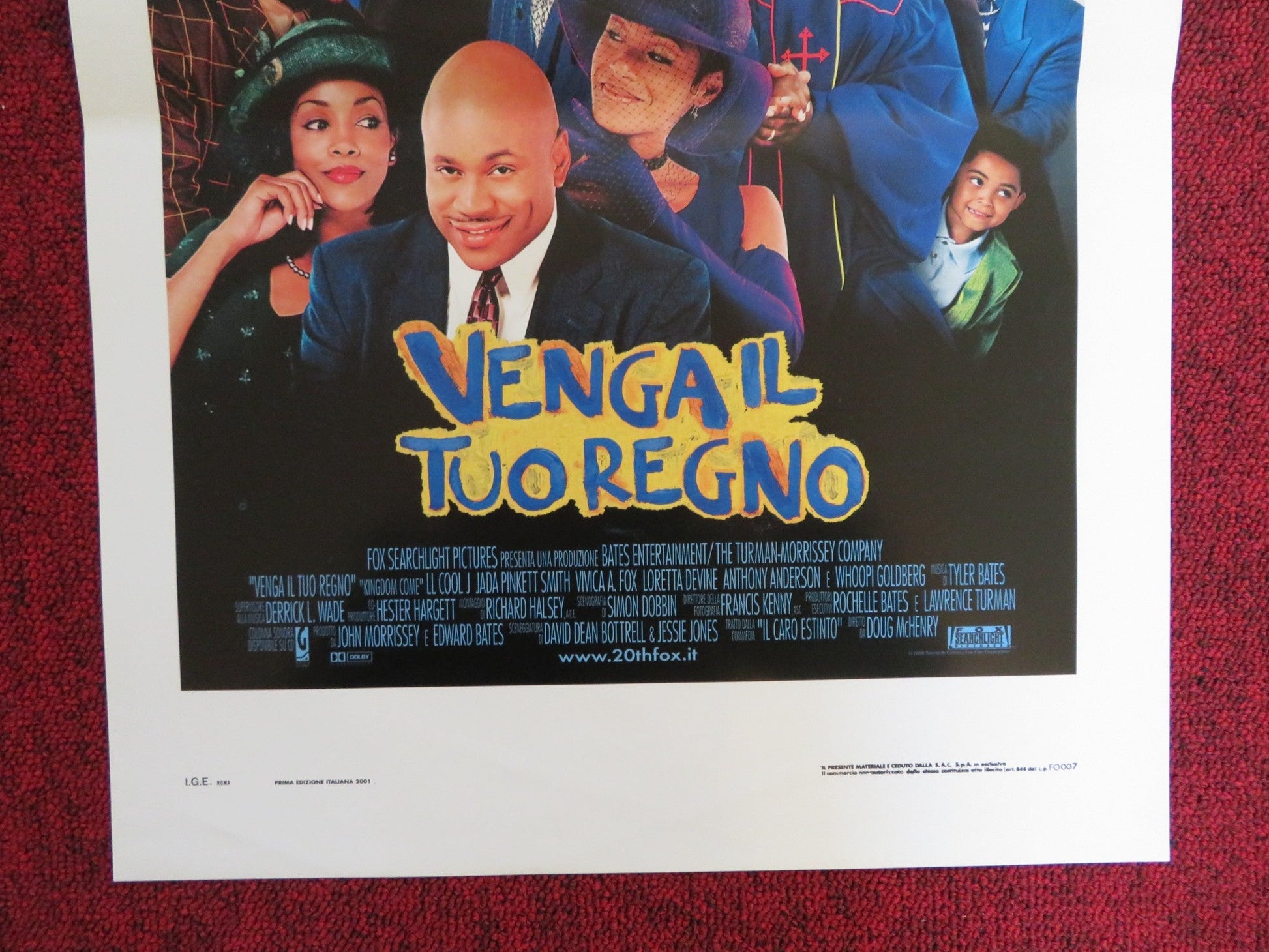 VENGA IL TUO REGNO ITALIAN LOCANDINA POSTER LL COOL J JADA PINKETT SMITH 2001 Rendezvous Cinema Movie posters