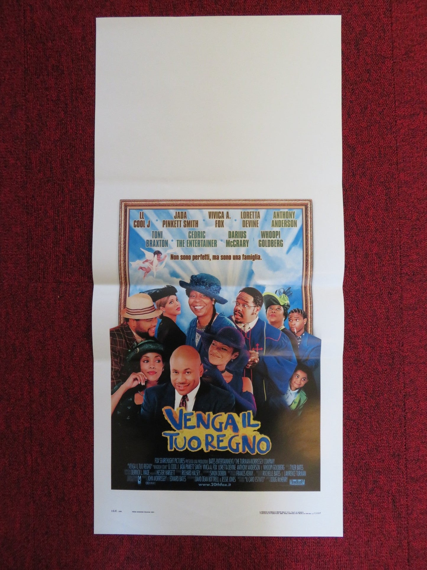 VENGA IL TUO REGNO ITALIAN LOCANDINA POSTER LL COOL J JADA PINKETT SMITH 2001 Rendezvous Cinema Movie posters
