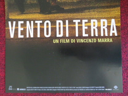 VENTO DI TERRA ITALIAN LOCANDINA (26.5"x11.5") POSTER VINCENZO PACILLI 2004 - Rendezvous Cinema
