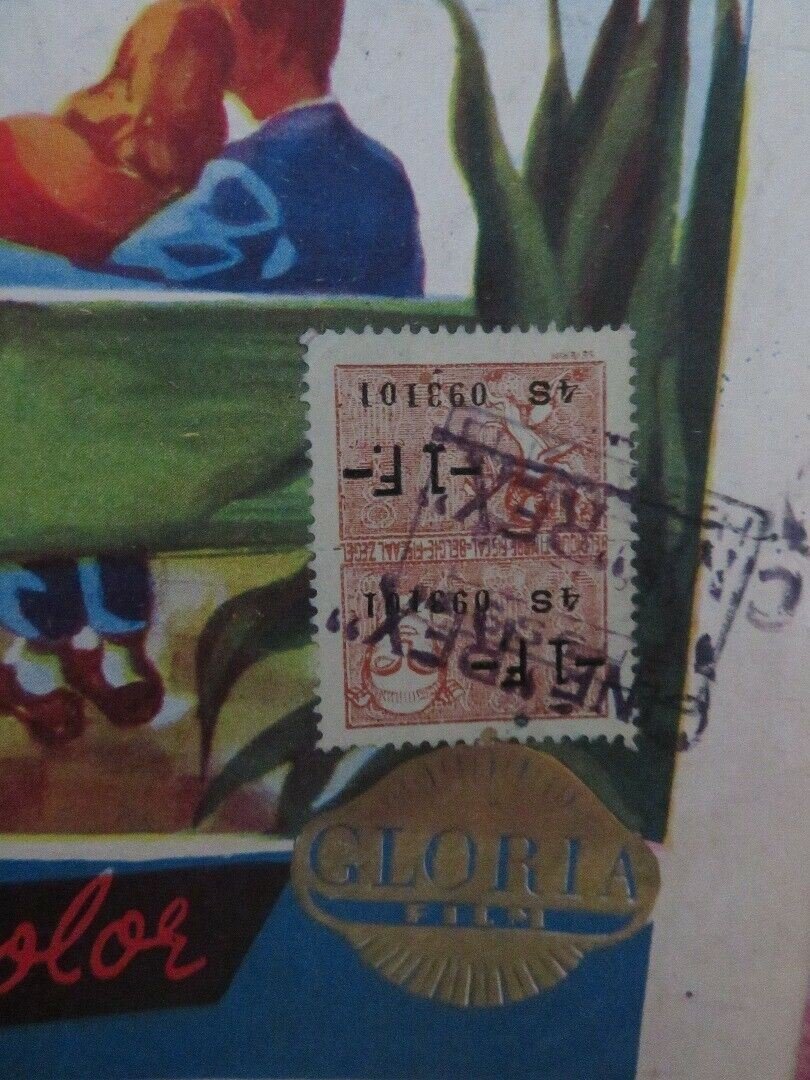 VERGEET MIJ NIET/ Vento di primavera BELGIUM (14.5"x 21") POSTER 1958 Movie posters