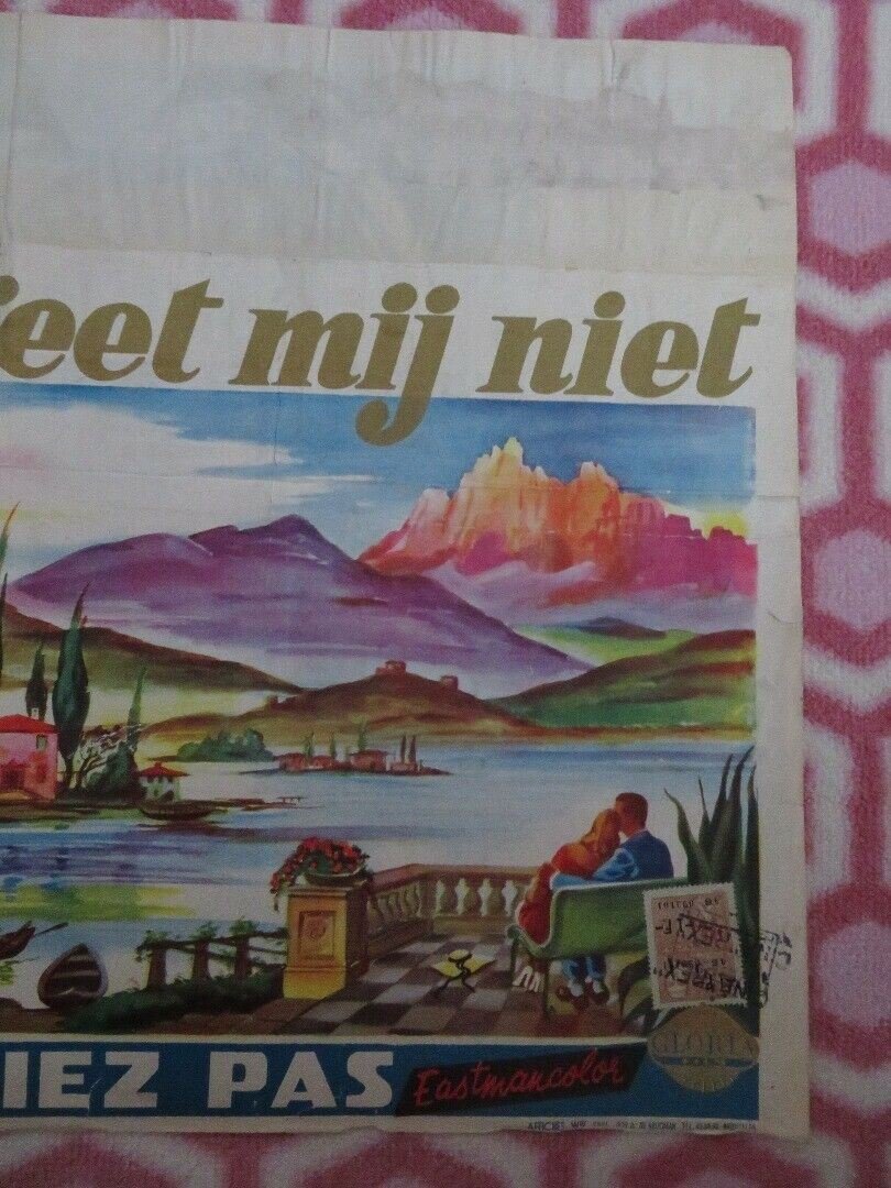 VERGEET MIJ NIET/ Vento di primavera BELGIUM (14.5"x 21") POSTER 1958 Movie posters