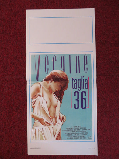 VERGINE TAGLIA 36 ITALIAN LOCANDINA POSTER DELPHINE ZENTOUT 1989 Rendezvous Cinema Movie posters