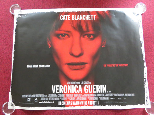 VERONICA GUERIN UK QUAD (30"x 40") ROLLED POSTER CATE BLANCHETT 2003 Rendezvous Cinema Movie posters