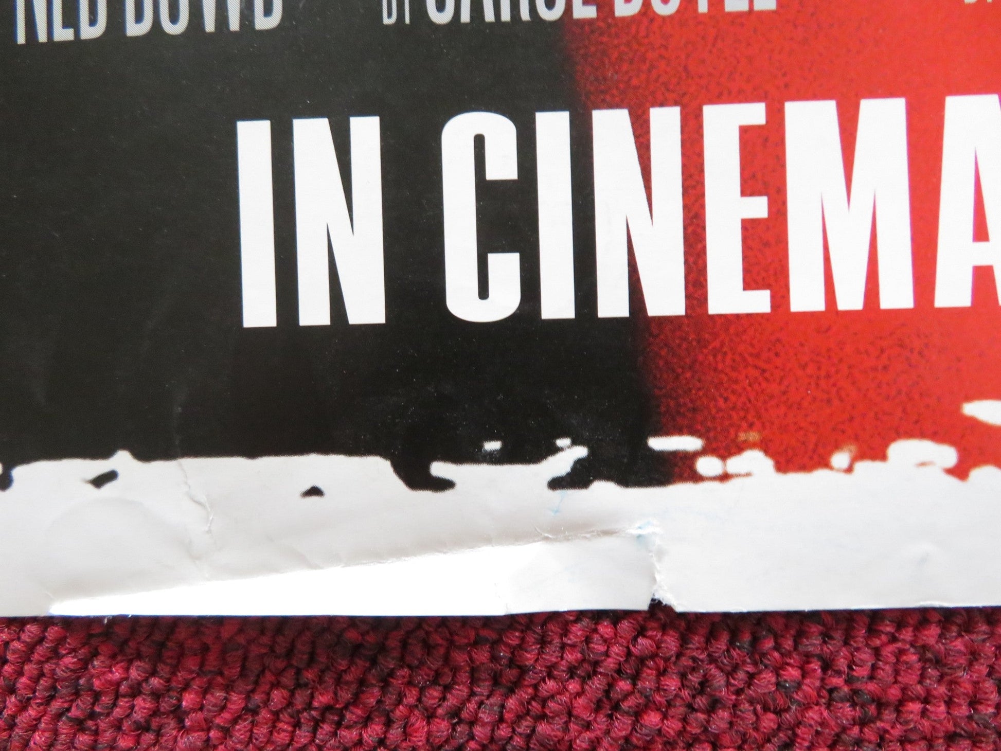 VERONICA GUERIN UK QUAD (30"x 40") ROLLED POSTER CATE BLANCHETT 2003 Rendezvous Cinema Movie posters