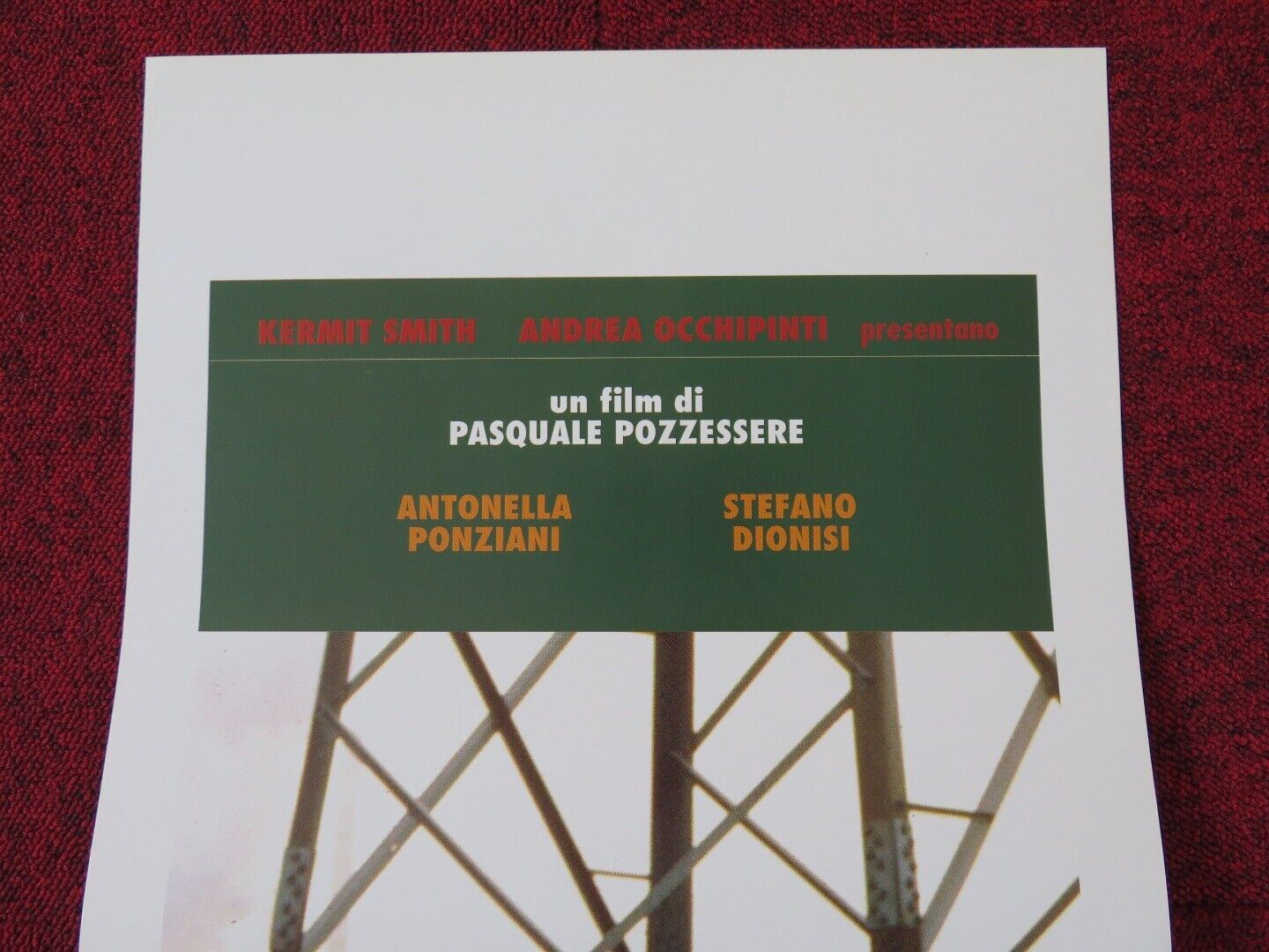 VERSO SUD ITALIAN LOCANDINA (27.5"x13") POSTER ANTONELLA PONZIANI 1992 Movie posters