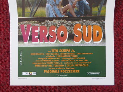 VERSO SUD ITALIAN LOCANDINA (27.5"x13") POSTER ANTONELLA PONZIANI 1992 Movie posters