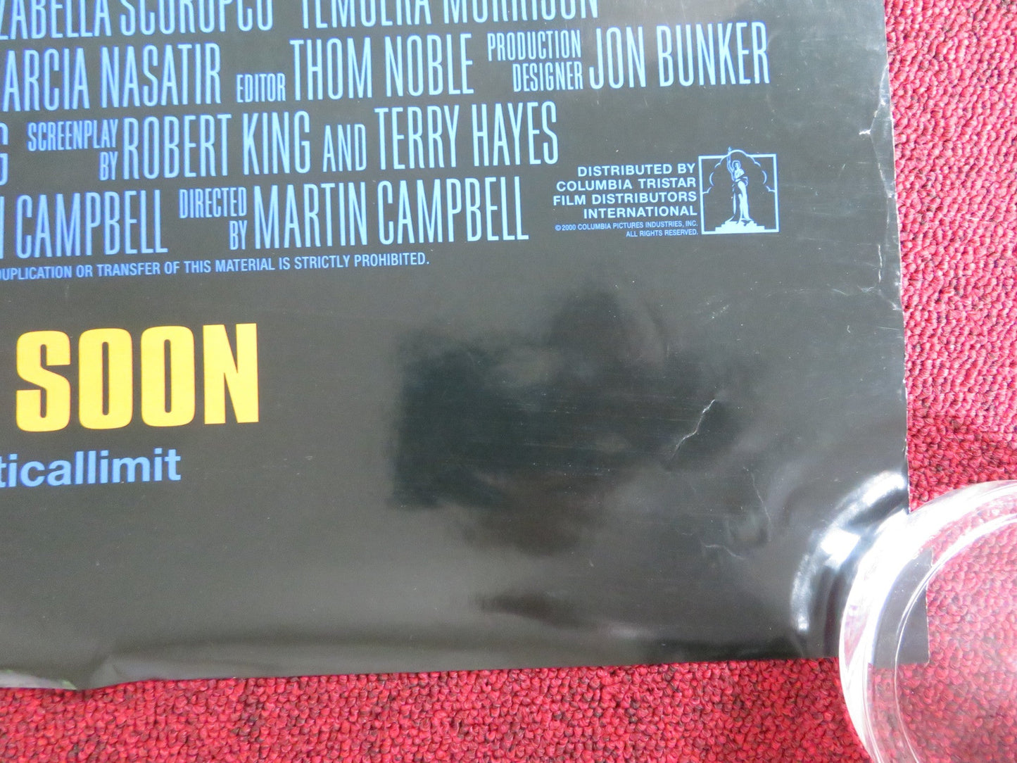 VERTICAL LIMIT US ONE SHEET ROLLED POSTER CHRIS O'DONNELL BILL PAXTON 2000 Rendezvous Cinema Movie posters