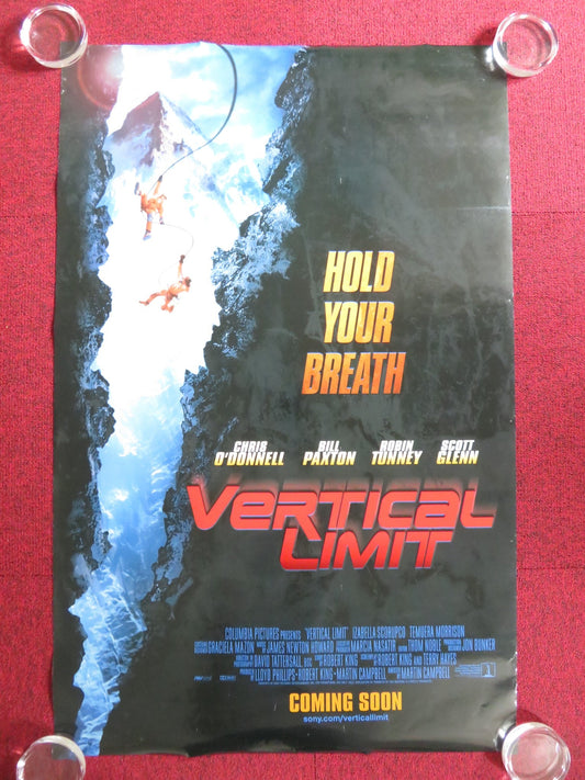 VERTICAL LIMIT US ONE SHEET ROLLED POSTER CHRIS O'DONNELL BILL PAXTON 2000 Rendezvous Cinema Movie posters