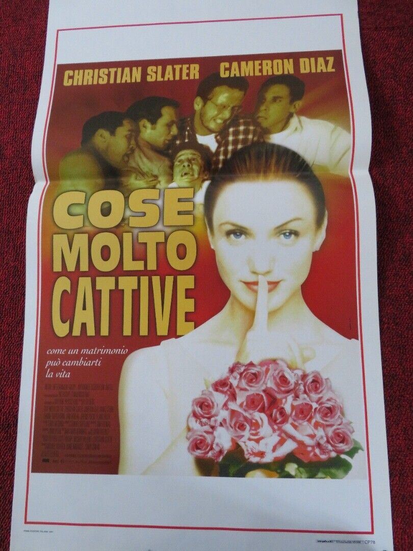 VERY BAD THINGS ITALIAN LOCANDINA (27.5"x13") POSTER CHRISTIAN SLATER 1998 Movie posters