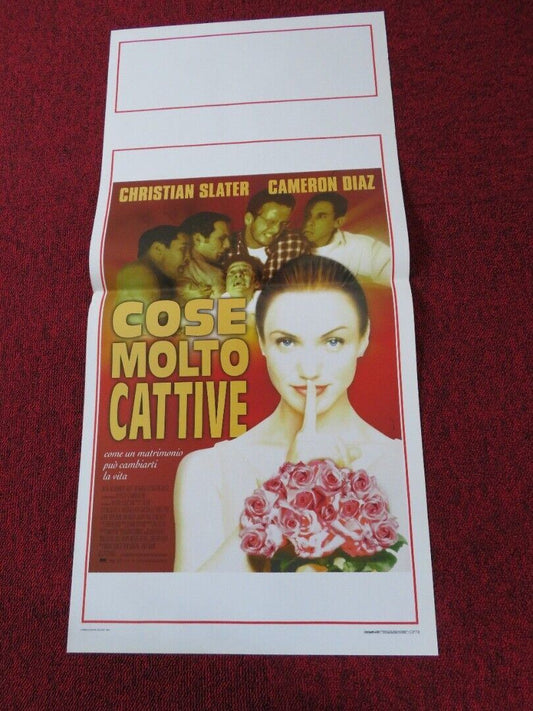 VERY BAD THINGS ITALIAN LOCANDINA (27.5"x13") POSTER CHRISTIAN SLATER 1998 Movie posters