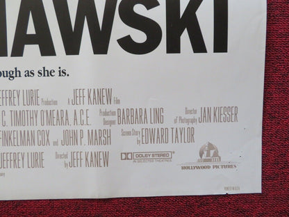 V.I. WARSHAWSKI FOLDED US ONE SHEET POSTER KATHLEEN TURNER 1991 Movie posters