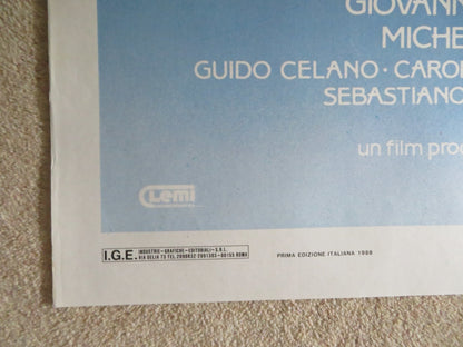 VIA PARADISO ITALIAN 2 FOGLIO POSTER MICHELE PLACIDO ANGELA MOLINA 1988 Rendezvous Cinema Movie posters