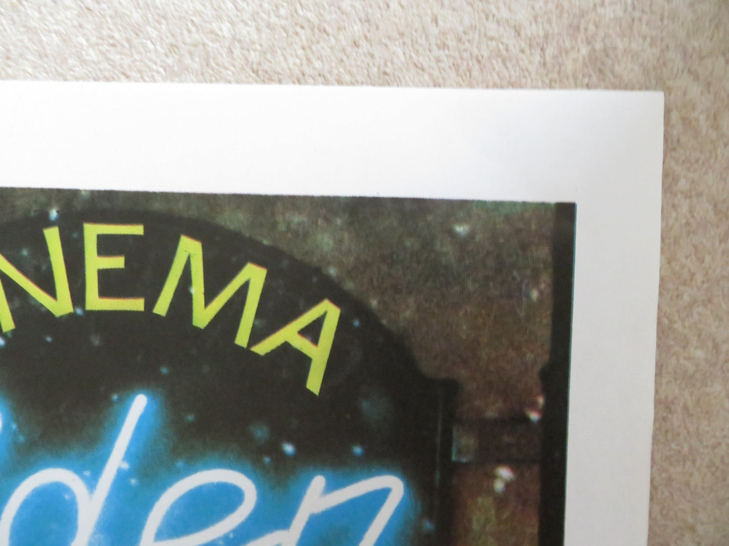 VIA PARADISO ITALIAN 2 FOGLIO POSTER MICHELE PLACIDO ANGELA MOLINA 1988 Rendezvous Cinema Movie posters