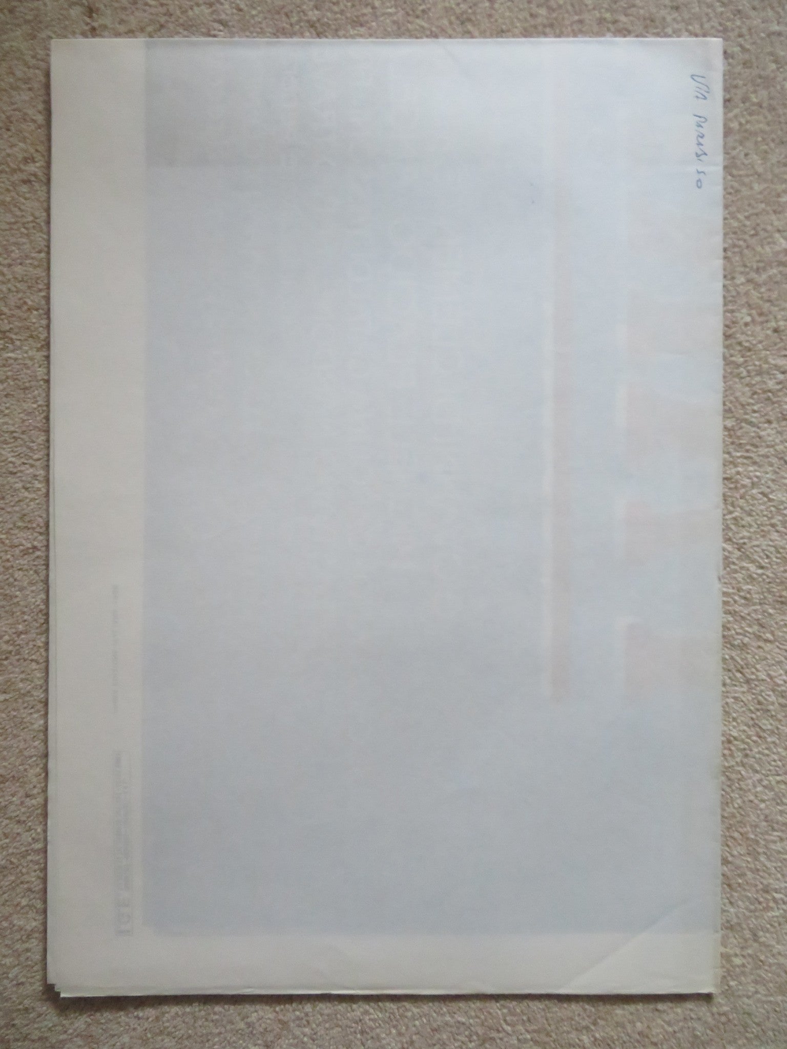 VIA PARADISO ITALIAN 2 FOGLIO POSTER MICHELE PLACIDO ANGELA MOLINA 1988 Rendezvous Cinema Movie posters