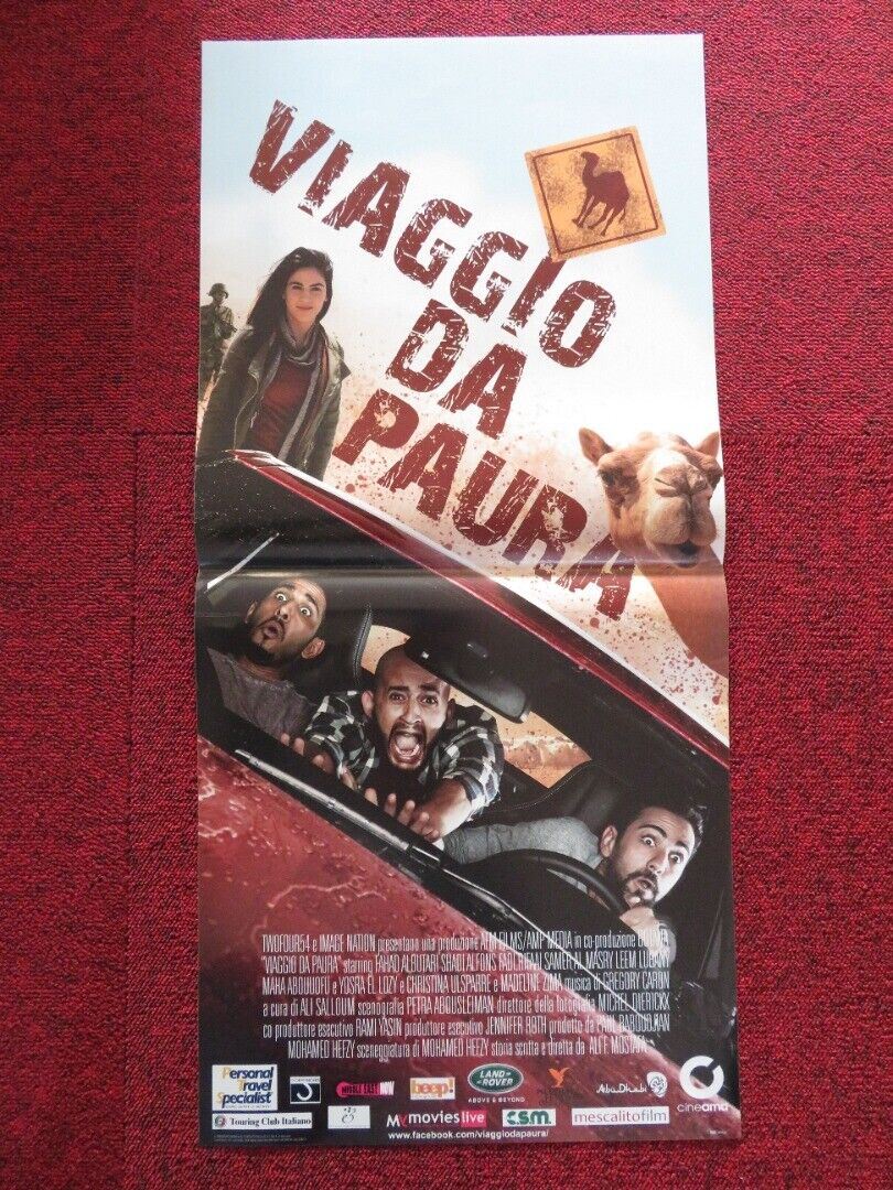 VIAGGIO DA PAURA / FROM A TO B ITALIAN LOCANDINA (27"x12.5") POSTER F ALBUT '14 - Rendezvous Cinema