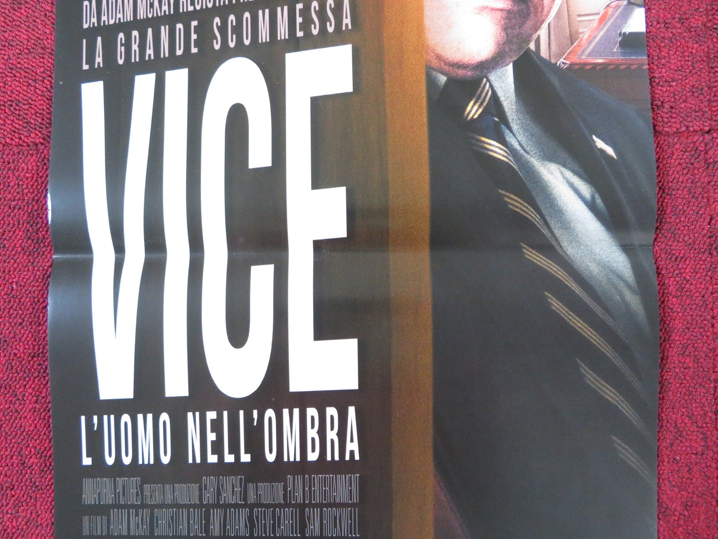 VICE - b ITALIAN LOCANDINA POSTER CHRISTIAN BALE AMY ADAMS 2018 Rendezvous Cinema Movie posters