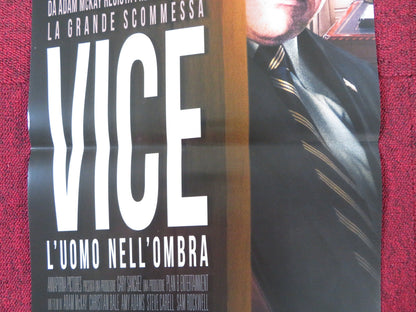 VICE - b ITALIAN LOCANDINA POSTER CHRISTIAN BALE AMY ADAMS 2018 Rendezvous Cinema Movie posters